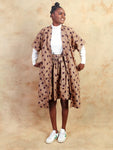 Matching set- Kimono and skirt- Tan - Cecefinery.com